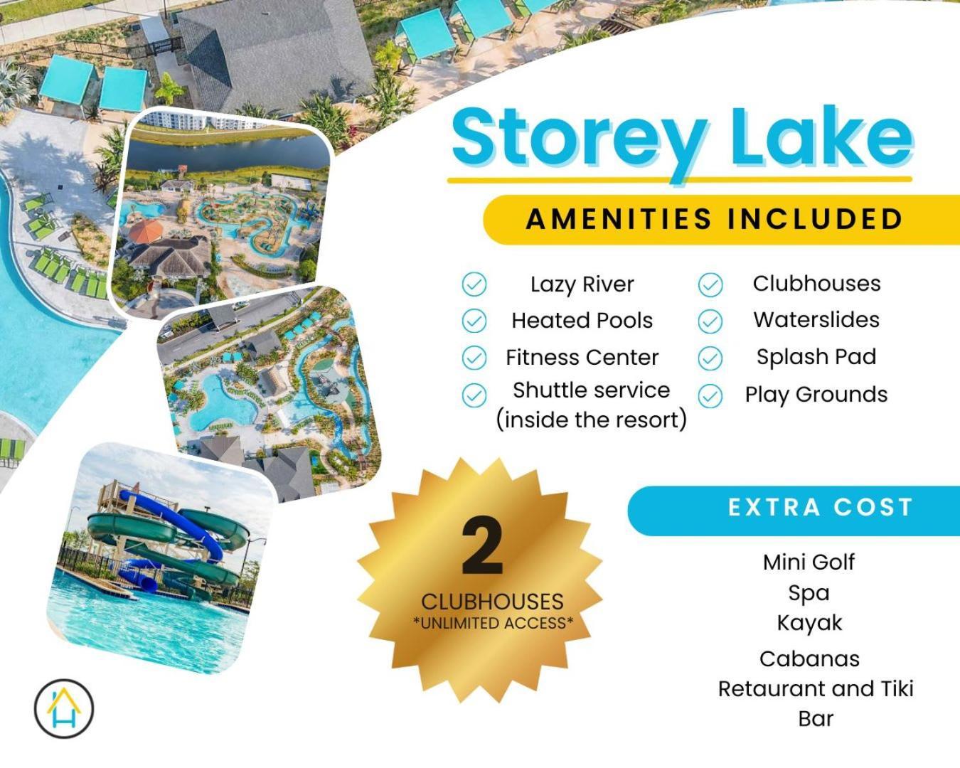 Terrific Thematic Lakeview 2B With 2 Clubhouses Kissimmee Eksteriør bilde